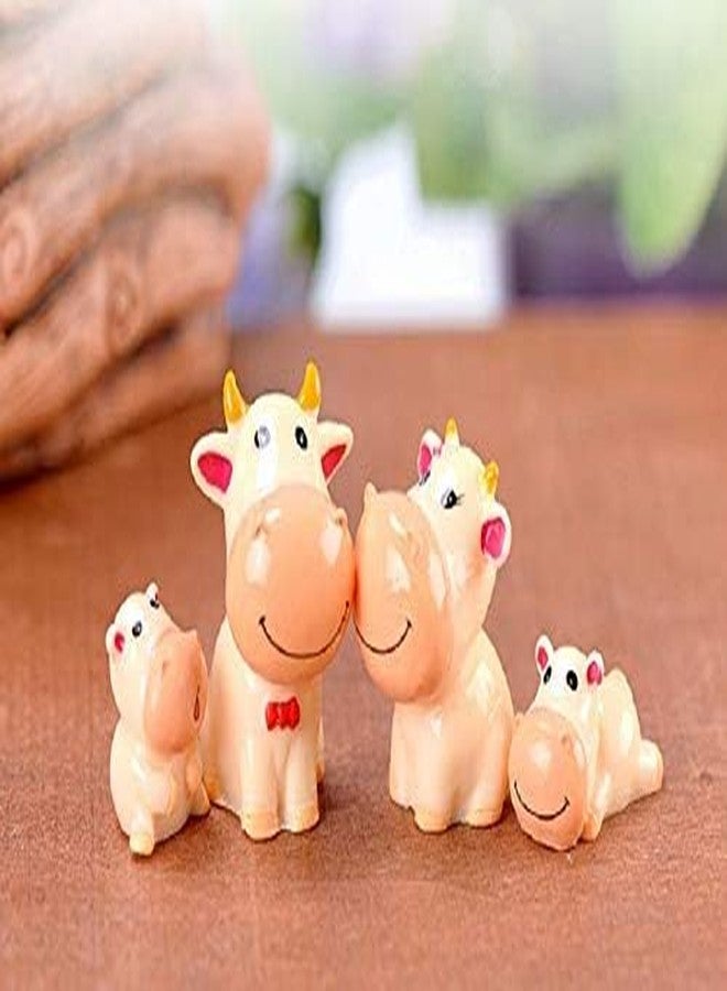 BHOOLU&GOOLU Cute Mini Calf Family showpieces - 4 pcs/Set - Image 3